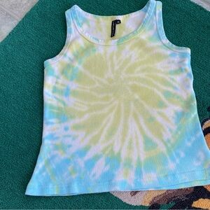 Pastel Tie Dye Tank Top